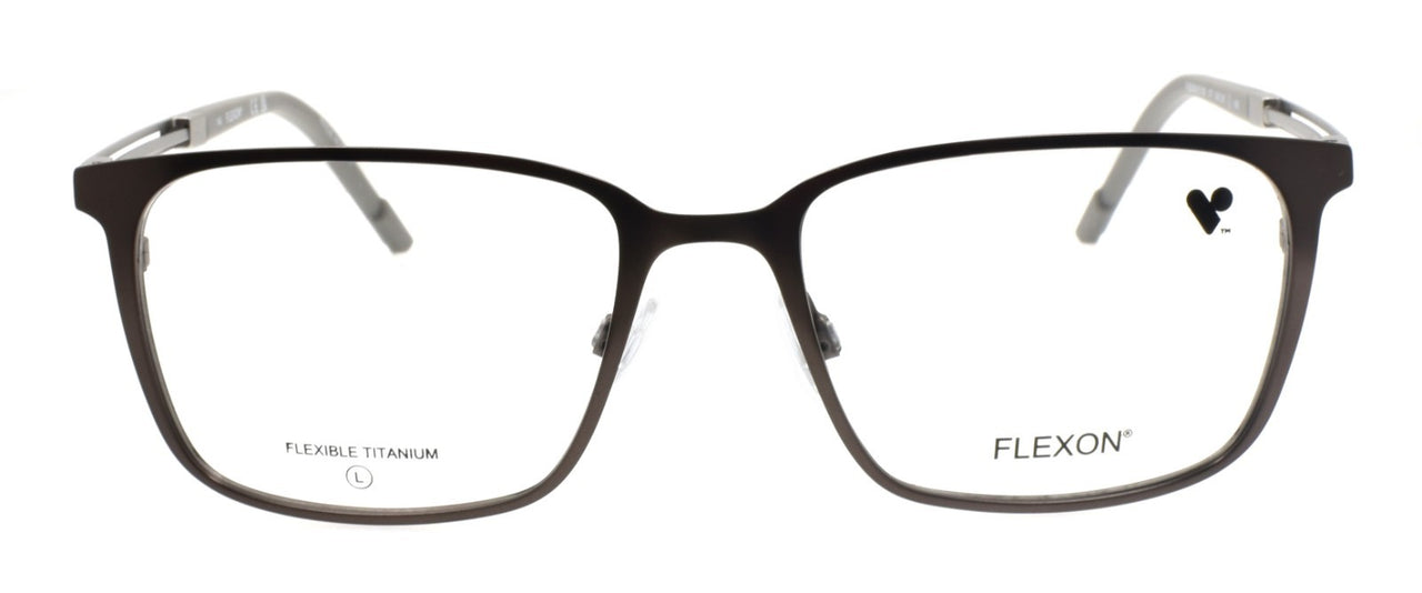 Flexon E1159 071 L Men's Eyeglasses Matte Gunmetal 54-18-145 Flexible Titanium1