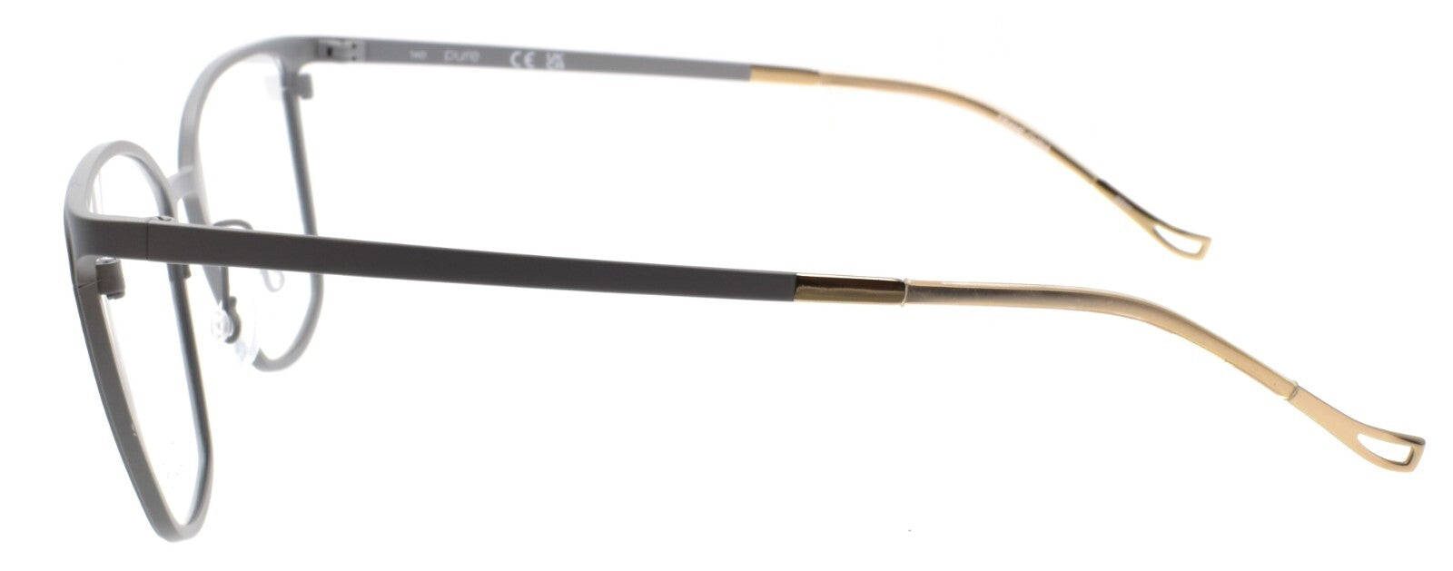 Airlock Pure P-5011 020 Women's Glasses Cat-Eye Titanium 54-16-140 Matte Grey2