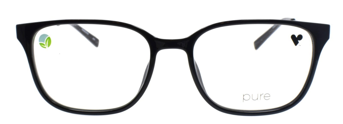 Airlock P-3018 001 Pure Women's Eyeglasses Frames 54-17-140 Black