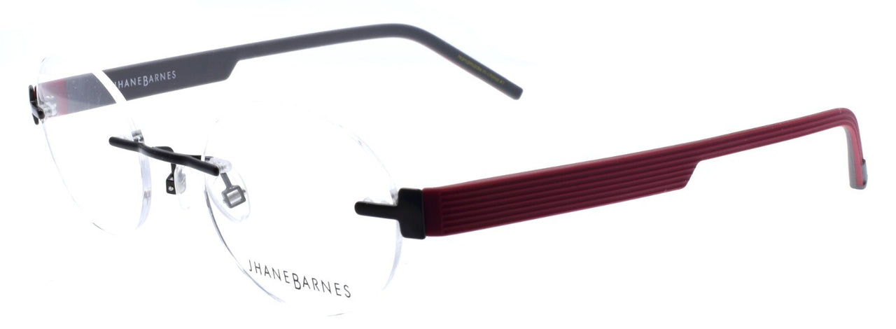 Jhane Barnes Subset 16 GM Eyeglasses Frames Rimless 45-20-150 Dark Gunmetal