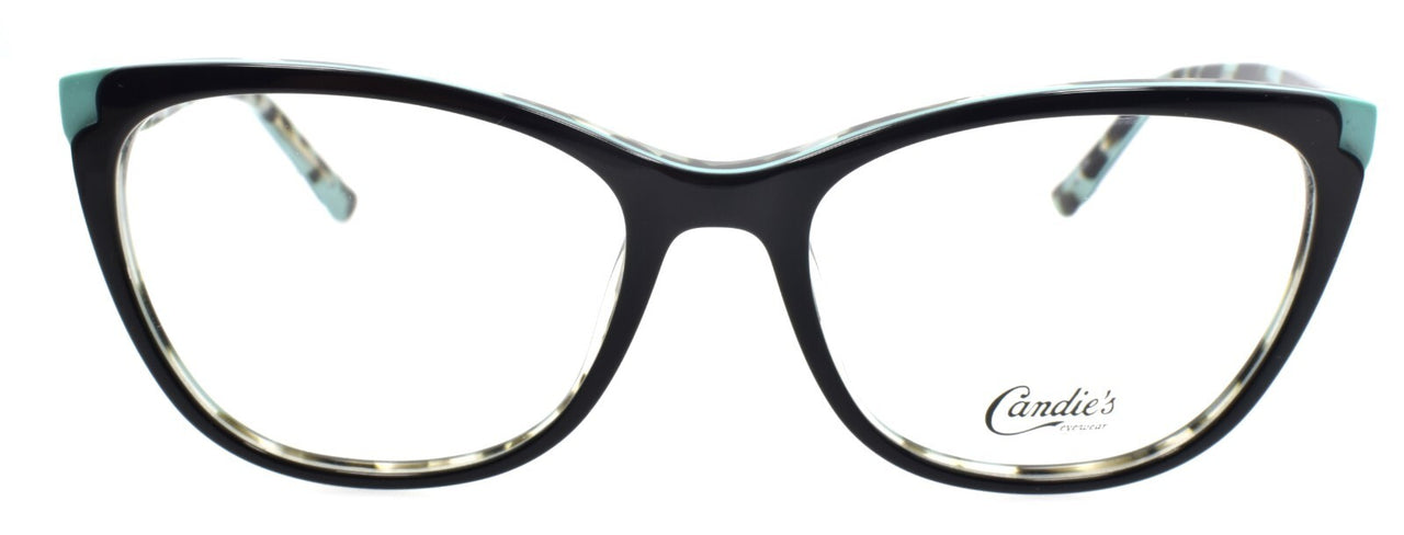 Candie's CA0188 001 Women's Eyeglasses Frames Cat Eye 53-17-140 Shiny Black