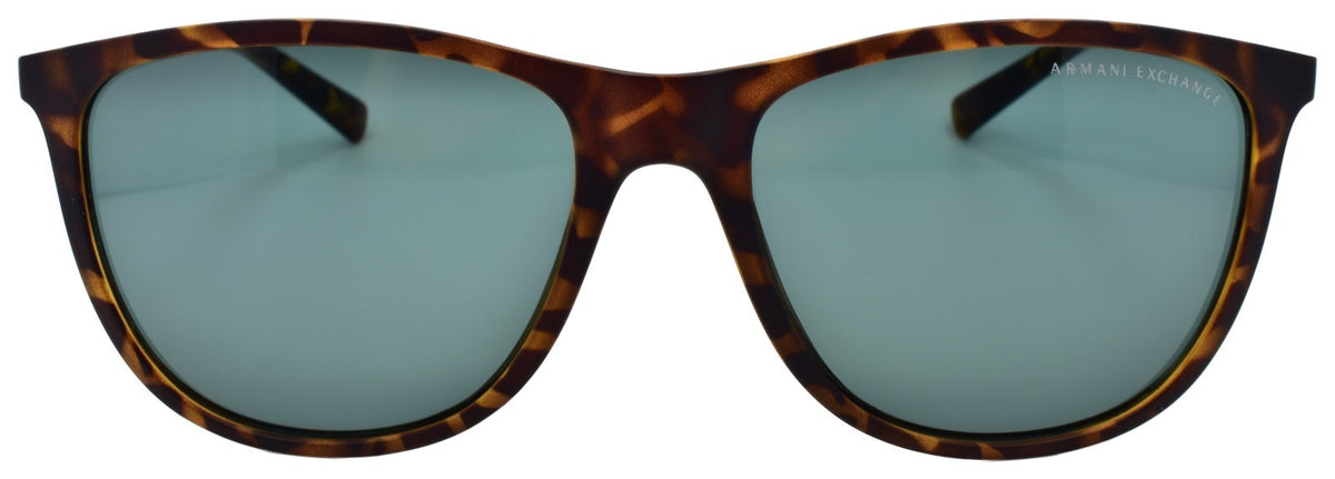 Armani Exchange AX4047SF 802971 Sunglasses Asian Fit 57-17-140 Havana / Gray