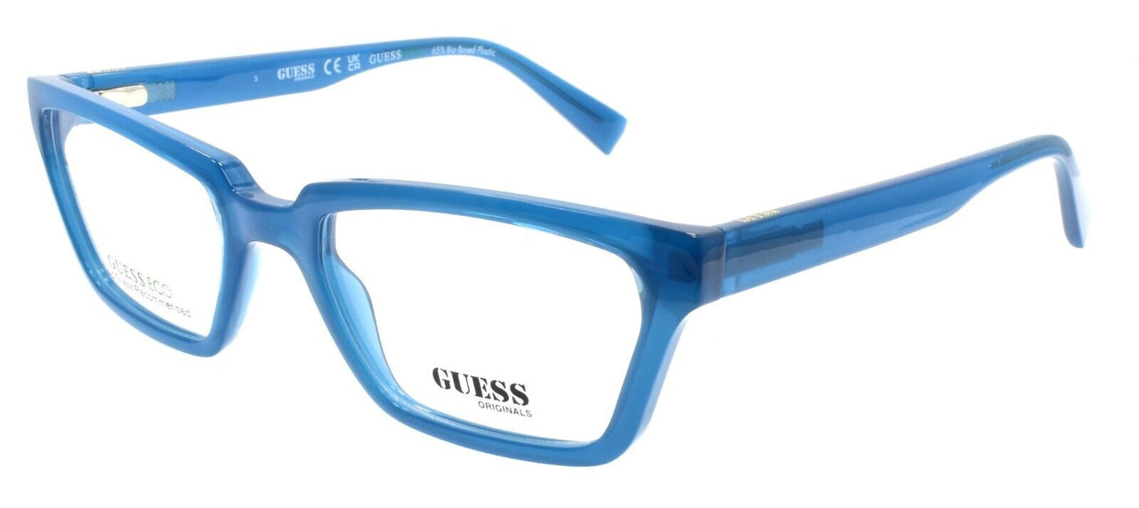 GUESS GU8280 090 Eyeglasses Frames 54-19-145 Shiny Blue