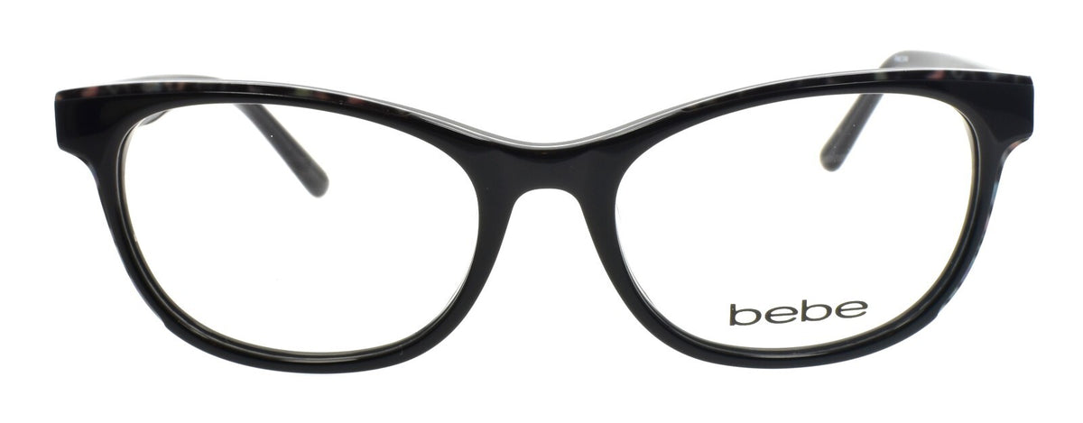 Bebe BB5198 001 Women's Eyeglasses Frames 51-17-135 Jet Black / Crystals