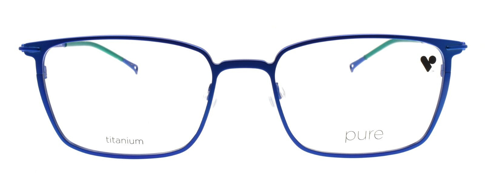 Airlock Pure P-4009 430 Men's Eyeglasses Frames Titanium 54-18-140 Matte Blue1