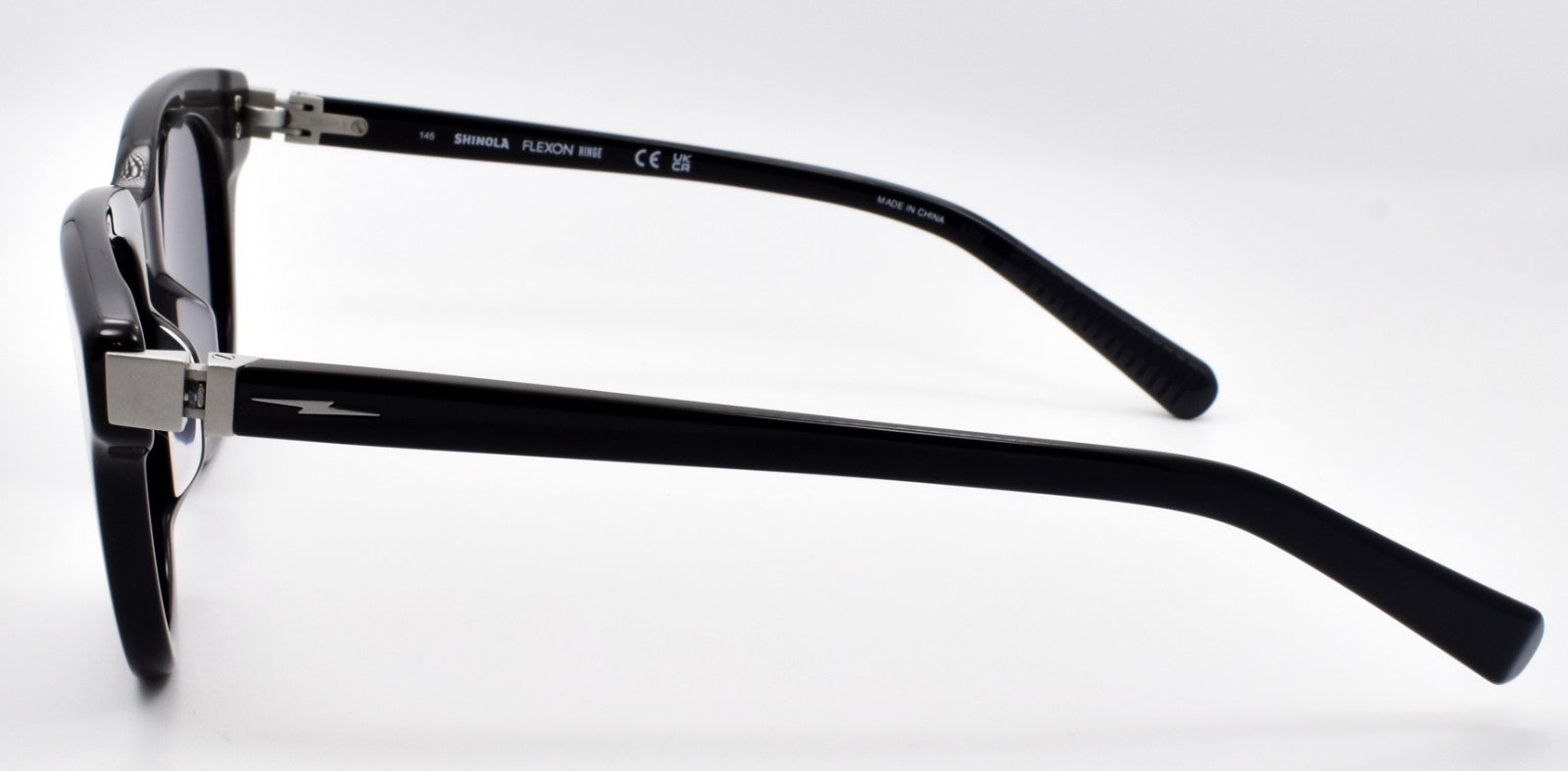 Shinola by Flexon SH1501S 001 Sunglasses 51-20-145 Black / Gray2