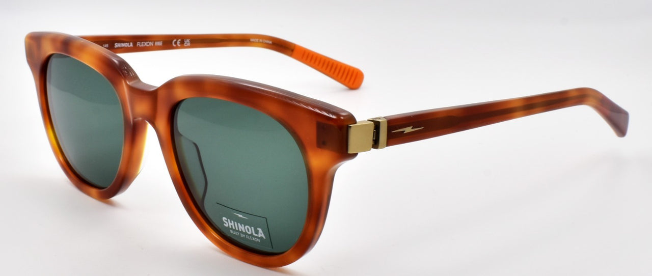 Shinola by Flexon SH1501S 243 Sunglasses 51-20-145 Honey Tortoise / Green