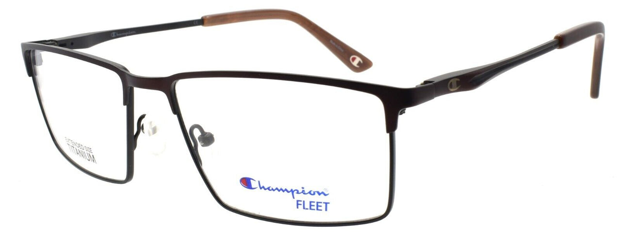 Champion CUFL4010 C03 Men's Eyeglasses Frames Large 60-18-150 Matte Dark Brown