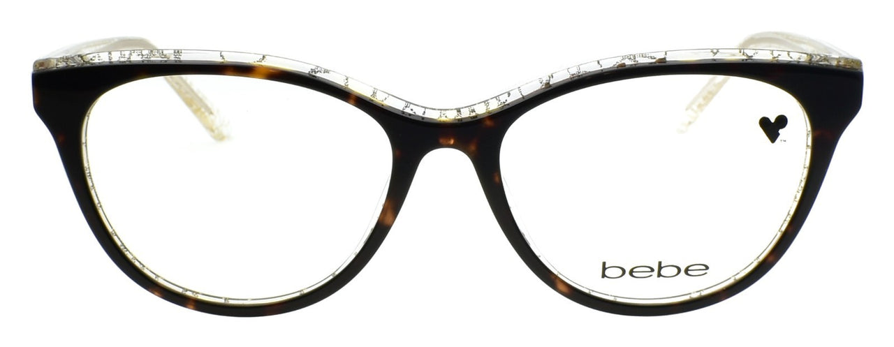 Bebe BB5189 240 Women's Eyeglasses Frames 55-17-135 Tortoise / Gold Sparkles