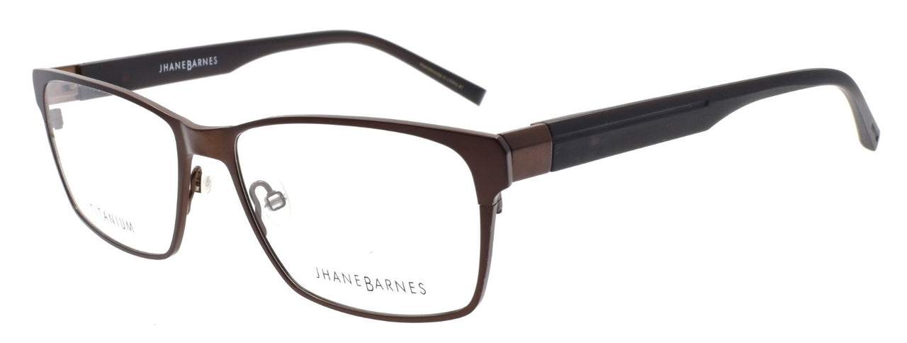 Jhane Barnes Transcendental BR Men's Eyeglasses Frames 53-16-140 Brown Titanium