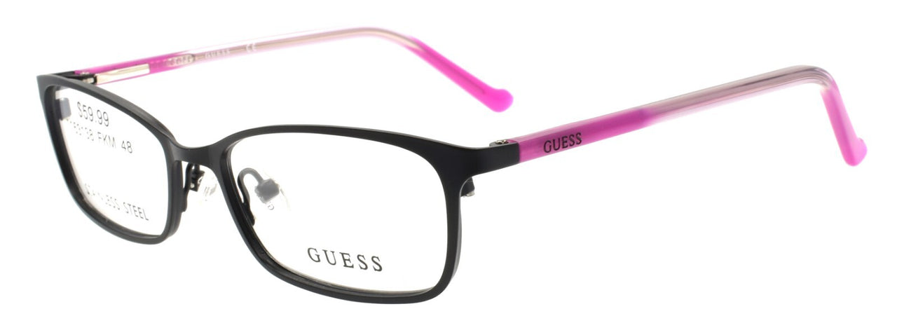 Guess GU9155-3 005 Kids Girls Eyeglasses Frames 48-15-130 Black / Pink