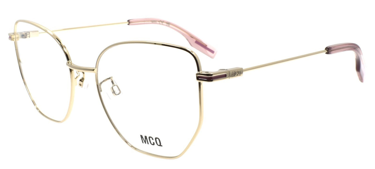 McQ Alexander McQueen MQ0335O 005 Women's Eyeglasses Frames 55-18-140 Gold