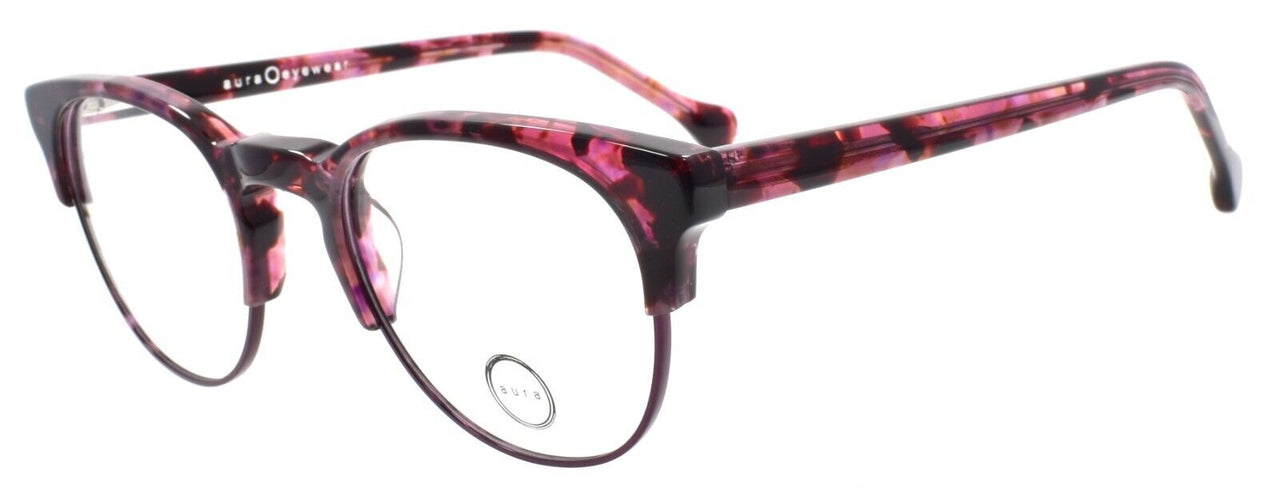 Aura Eyewear Daisy PUR Women's Eyeglasses Frames 48-21-140 Purple Havana