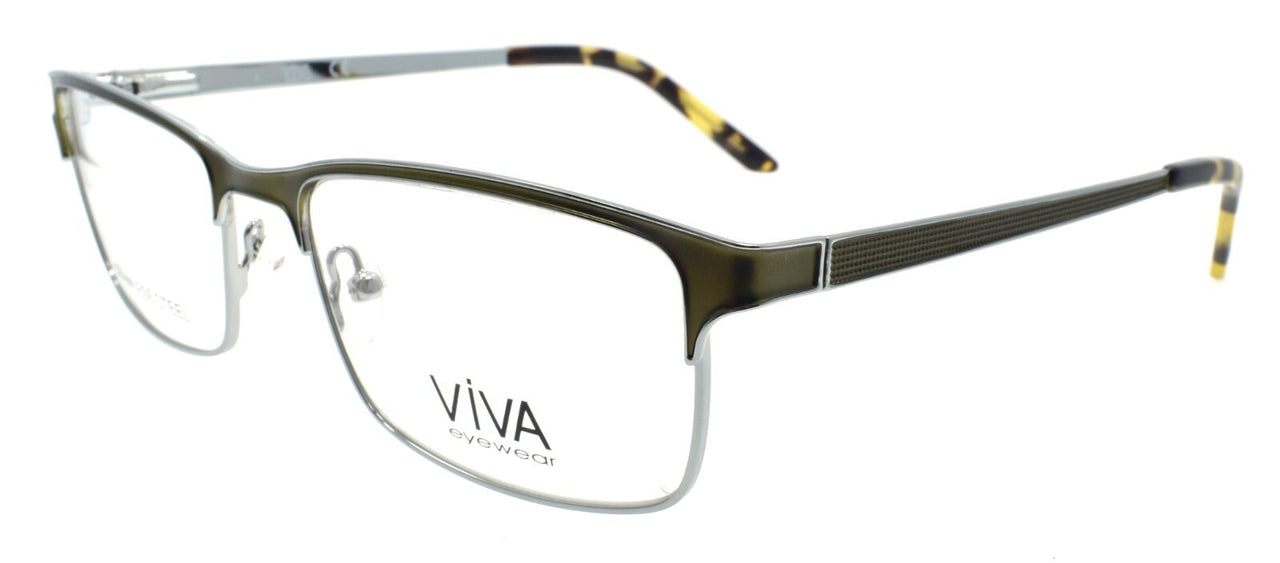 Viva by Marcolin VV4032 095 Men's Eyeglasses Frames 54-18-145 Olive Green
