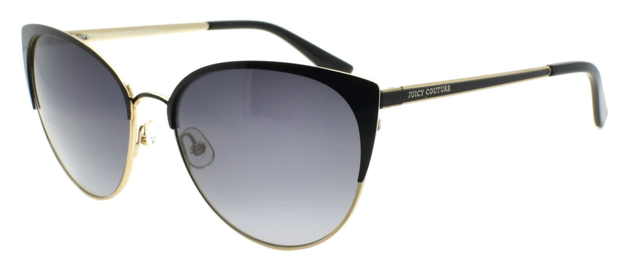 Juicy Couture JU 612 /G/S/ 807 9O Women's Sunglasses Cat Eye Black / Gray