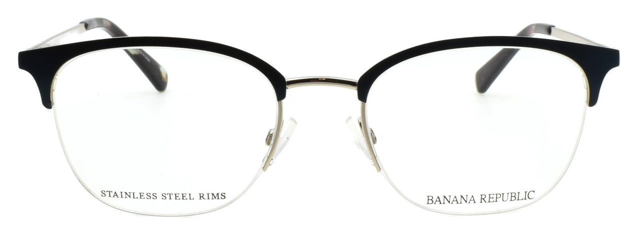 Banana Republic BR229 5F6 Women's Eyeglasses Frames Half-rim 50-19-135 Teal Gold