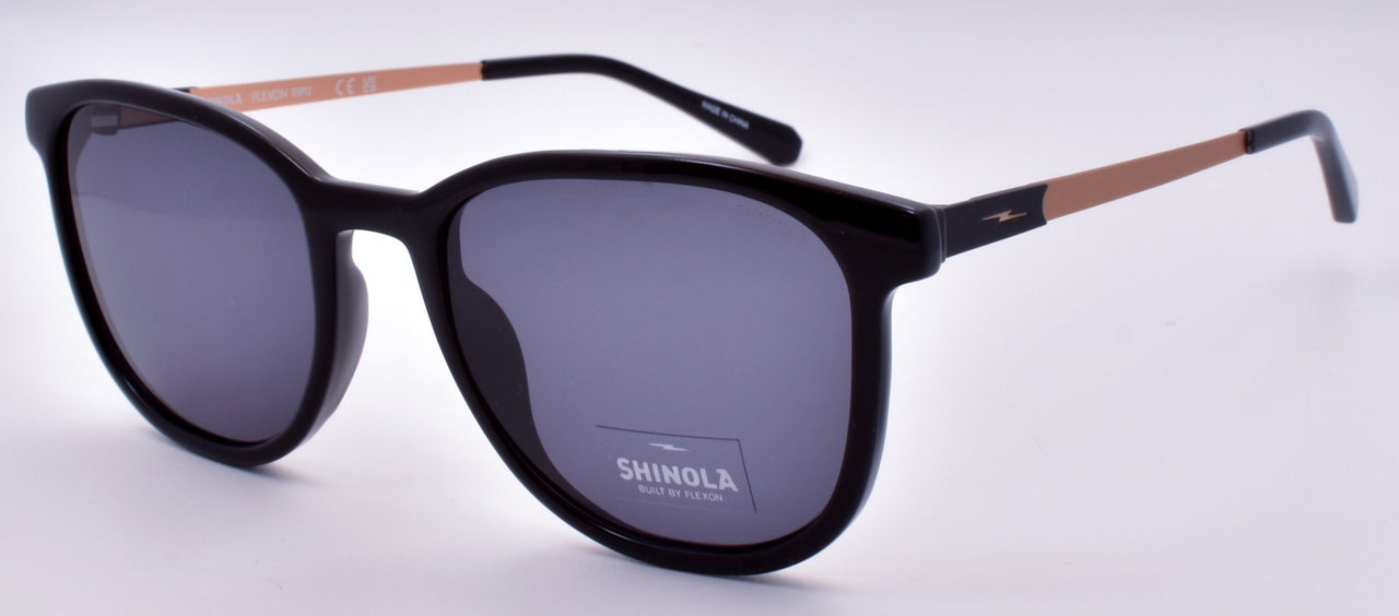 Shinola by Flexon SH3701S 001 Sunglasses 52-19-145 Black / Gray0