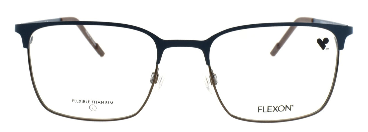 Flexon E1140 422 L Men's Eyeglasses Matte Blue 5420145 Flexible Titanium1