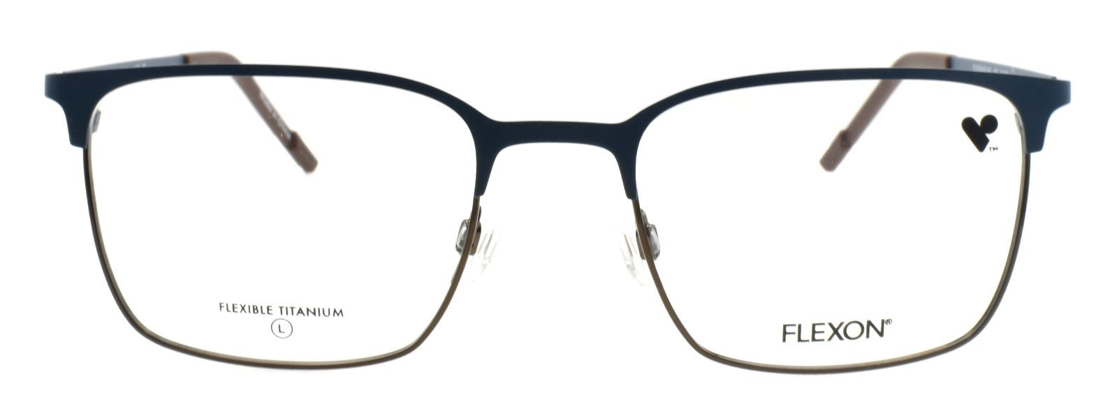 Flexon E1140 422 L Men's Eyeglasses Matte Blue 5420145 Flexible Titanium1