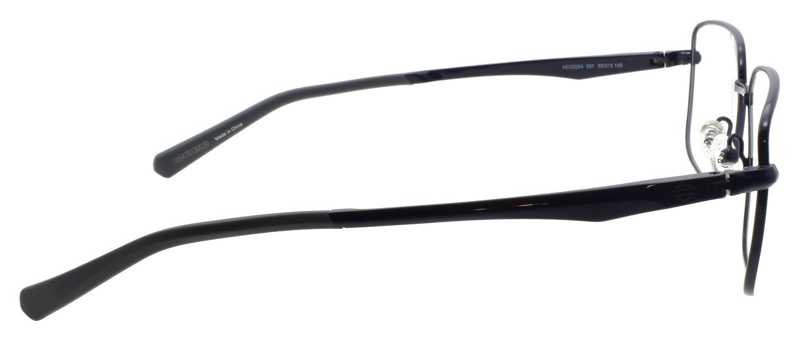 Harley Davidson HD50064 091 Men's Eyeglasses 58-15-145 Dark Blue4
