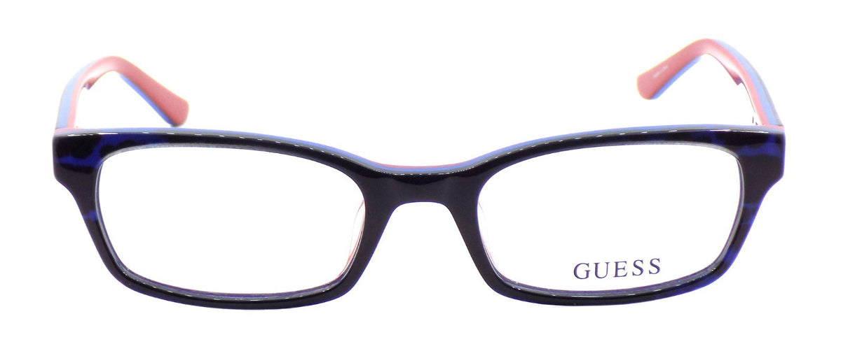 GUESS GU2535 092 Women's Eyeglasses Frames Plastic 50-19-135 Blue / Multicolor