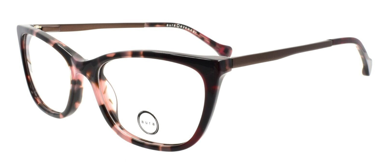 Aura Eyewear Avalon Park Women's Eyeglasses Frames 53-17-140 Blush Tortoise