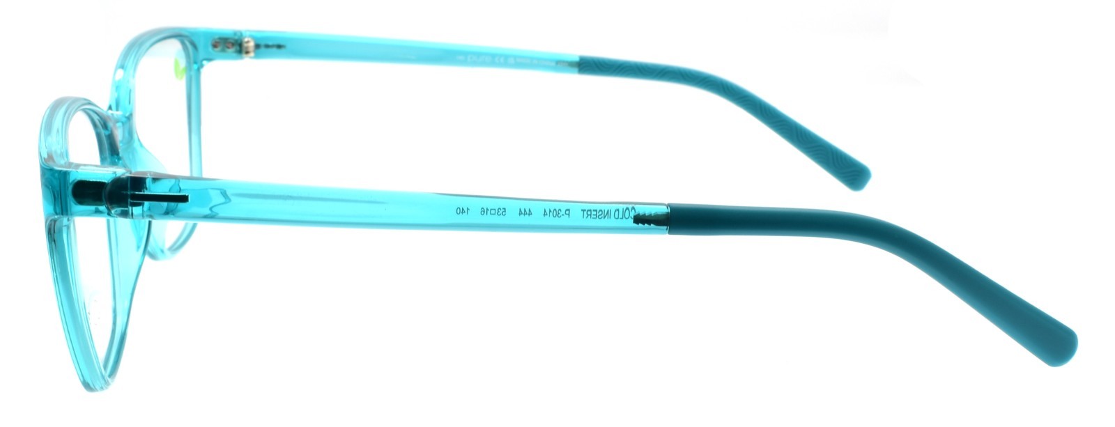 Airlock P-3014 444 Pure Women's Eyeglasses Frames 53-16-140 Turquoise2