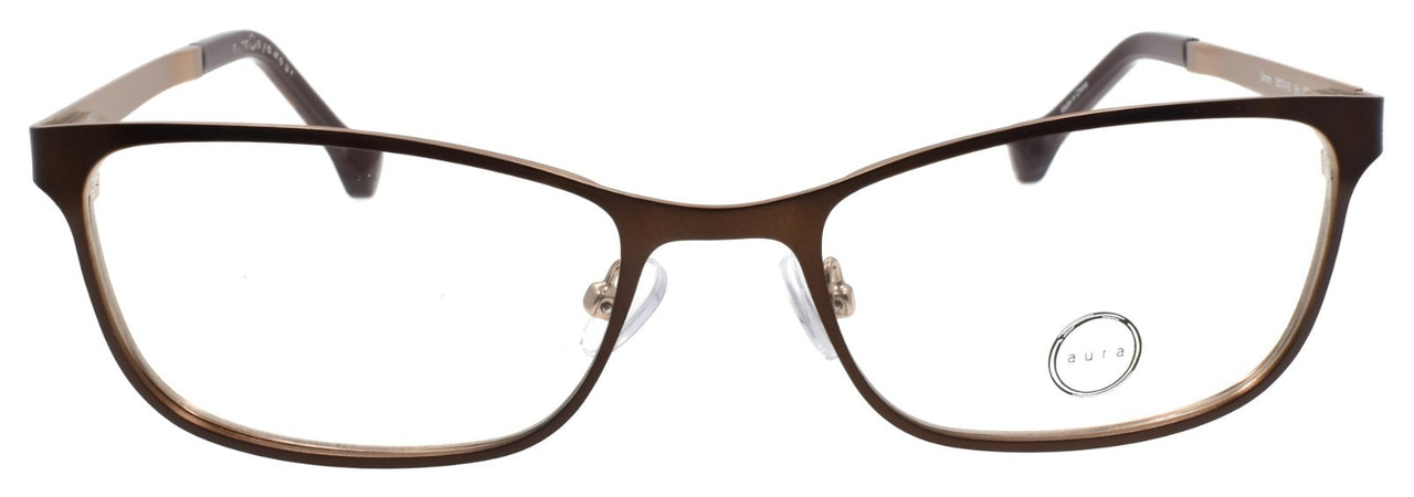 Aura Eyewear Carmen BRN Women's Eyeglasses Frames 55-19-145 Brown
