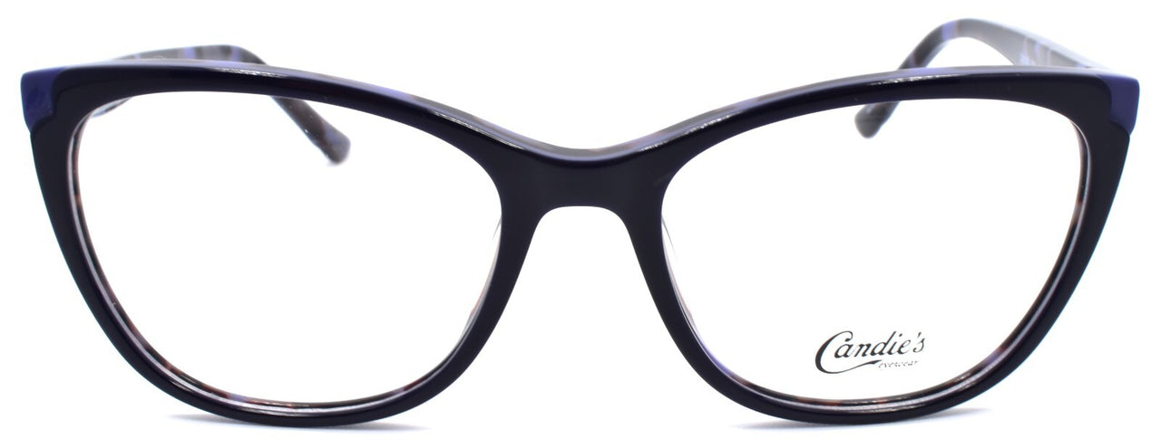 Candie's CA0188 090 Women's Eyeglasses Frames Cat Eye 53-17-140 Shiny Blue