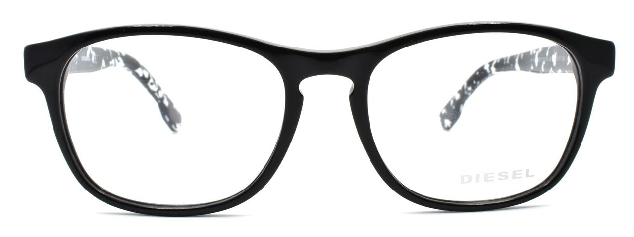 Diesel DL5190 001 Unisex Eyeglasses Frames 52-17-145 Black / Blue Denim