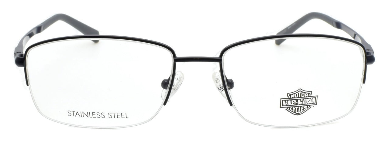 Harley Davidson HD50063 091 Men's Eyeglasses Half-rim 57-18-145 Matte Blue