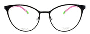Airlock Pure P-5012 006 Women's Glasses Cat-Eye Titanium 52-16-145 Black / Pink1
