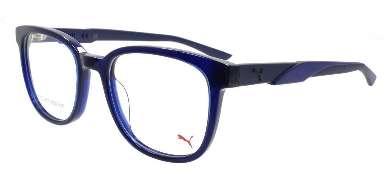 PUMA PU0342O 002 Eyeglasses Frames 52-19-145 Blue