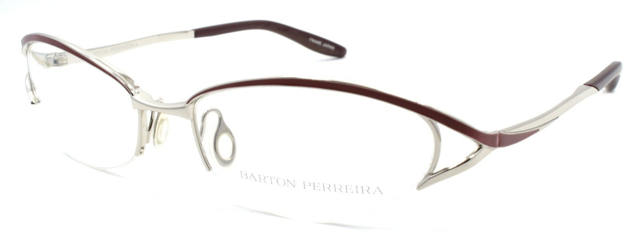 Barton Perreira Eliza Women's Eyeglasses Frames 53-17-125 Bordeaux / Silver