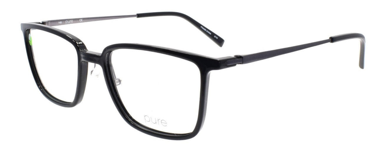 Airlock P-2010 001 Pure Men's Eyeglasses Frames 53-18-145 Black