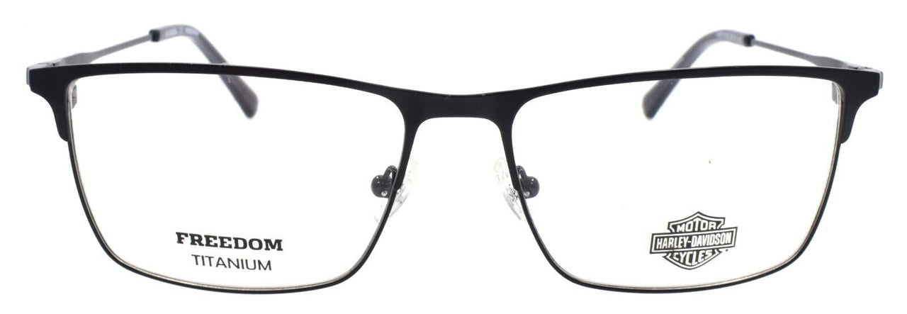Harley Davidson HD9018 002 Men's Eyeglasses Frames Titanium 56-16-145 Black