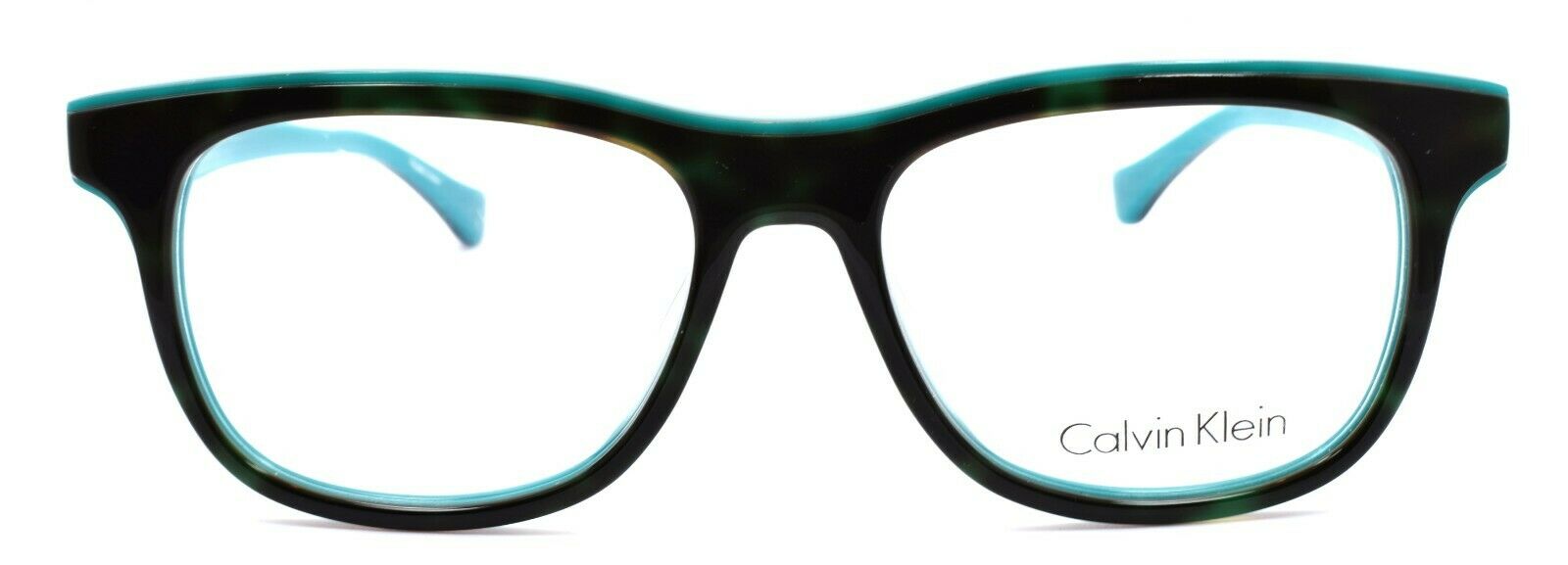 2-Calvin Klein CK5933 217 Unisex Eyeglasses Frames 51-16-140 Green Tortoise-750779100547-IKSpecs
