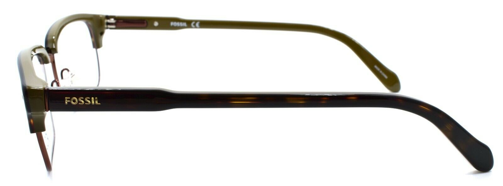 3-Fossil FOS 6050 1L3 Men's Eyeglasses Frames 54-18-145 Havana / Khaki-716737698174-IKSpecs