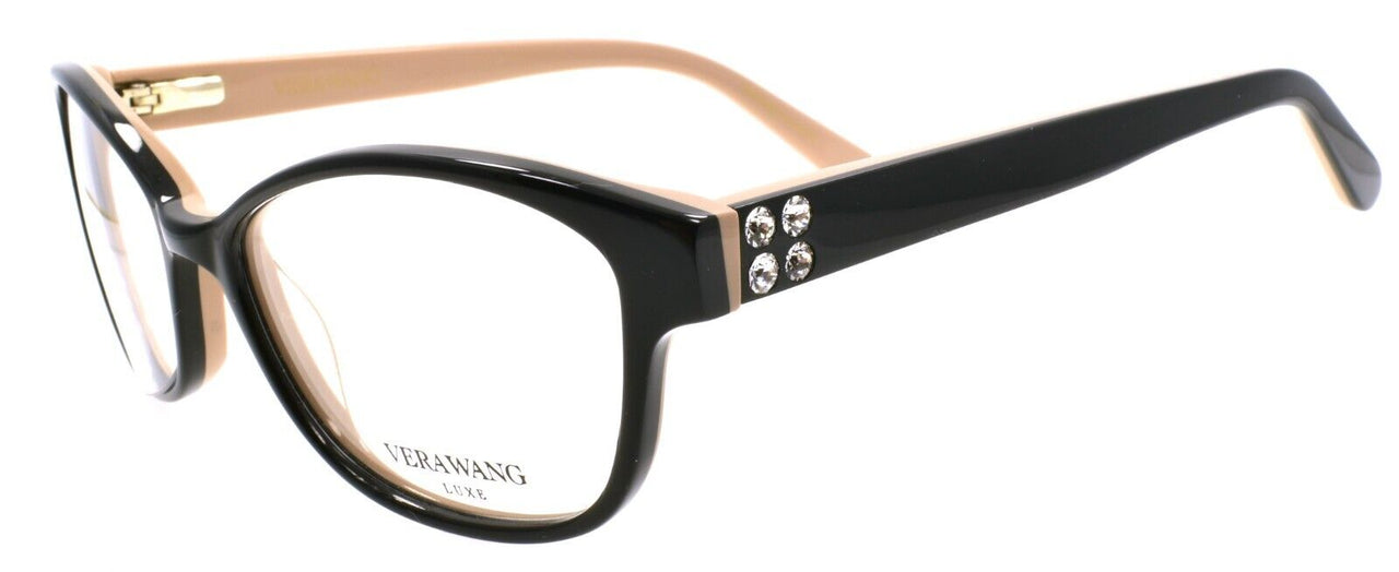 Vera Wang Mazzoli BK Women's Eyeglasses Frames 51-15-130 Black w/ Crystals