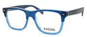 1-Fossil FOS 7031 RCT Men's Eyeglasses Frames 52-18-140 Matte Blue + CASE-716736064734-IKSpecs