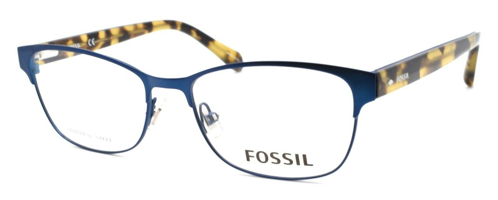 1-Fossil FOS 7007 PJP Women's Eyeglasses Frames 52-16-140 Blue + CASE-762753985248-IKSpecs