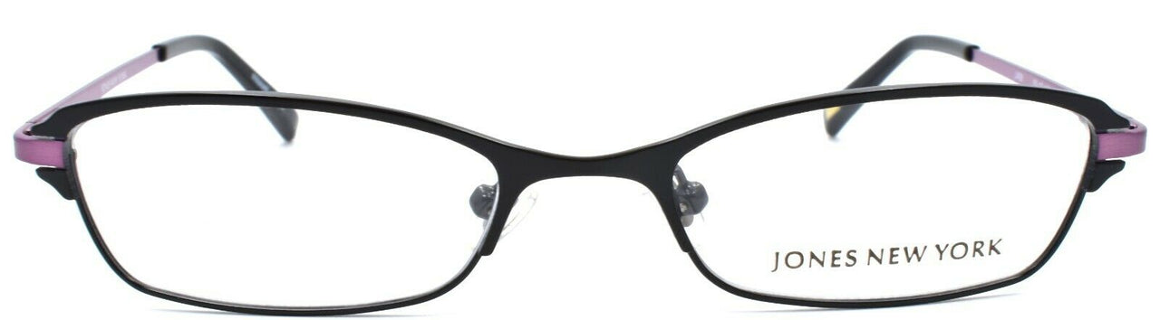 2-Jones New York JNY J468 Women's Eyeglasses Frames Petite 50-18-135 Black-751286221572-IKSpecs