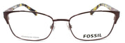 2-Fossil FOS 6048 0TY6 Women's Eyeglasses Frames 52-17-135 Brown-716737698440-IKSpecs
