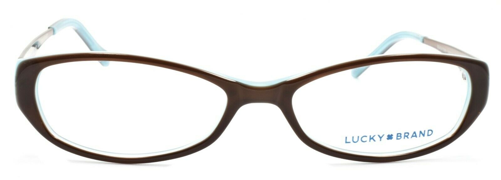 2-LUCKY BRAND Beach Trip Women's Eyeglasses Frames SMALL 49-15-135 Brown + CASE-751286214956-IKSpecs