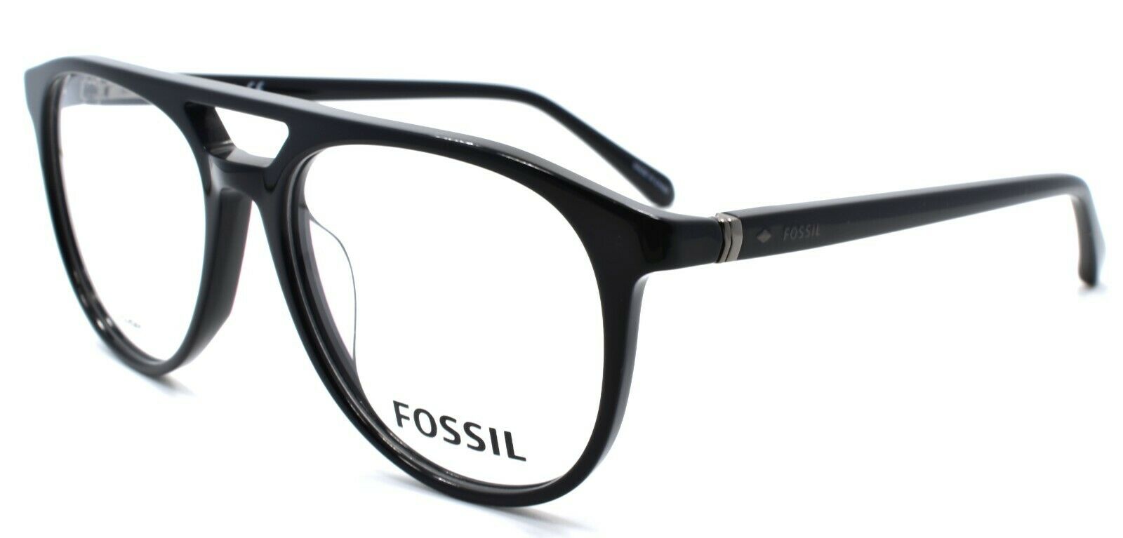 1-Fossil FOS 7054 807 Men's Eyeglasses Frames Aviator 53-16-145 Black-716736165875-IKSpecs