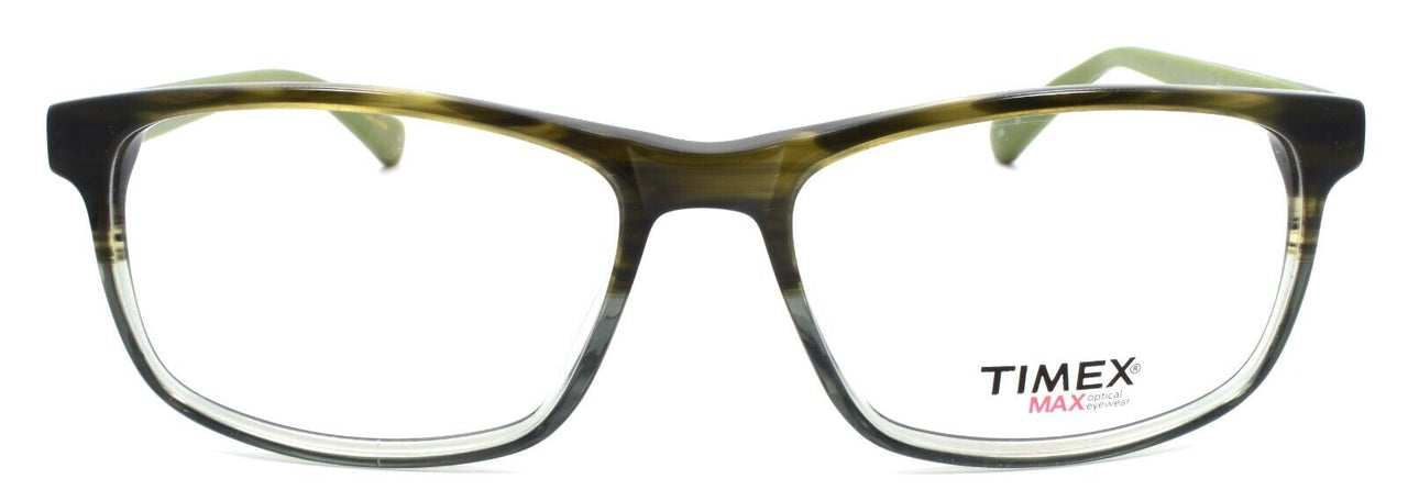 2-Timex 8:27 PM Men's Eyeglasses Frames LARGE 57-17-147 Olive-715317126304-IKSpecs