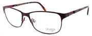 1-Skaga 3870 Py 5404 Women's Eyeglasses Frames TITANIUM 54-15-135 Burgundy-IKSpecs