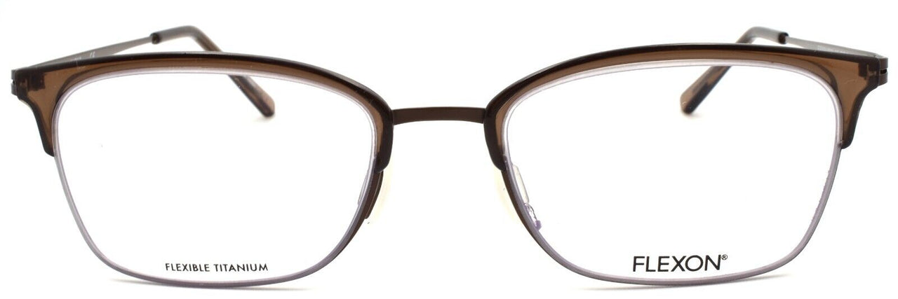 2-Flexon W3024 210 Women's Eyeglasses Frames Brown 53-19-140 Flexible Titanium-883900205634-IKSpecs