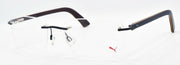 1-PUMA PU0029O 003 Men's Eyeglasses Frames Rimless 56-18-140 Blue-889652002651-IKSpecs