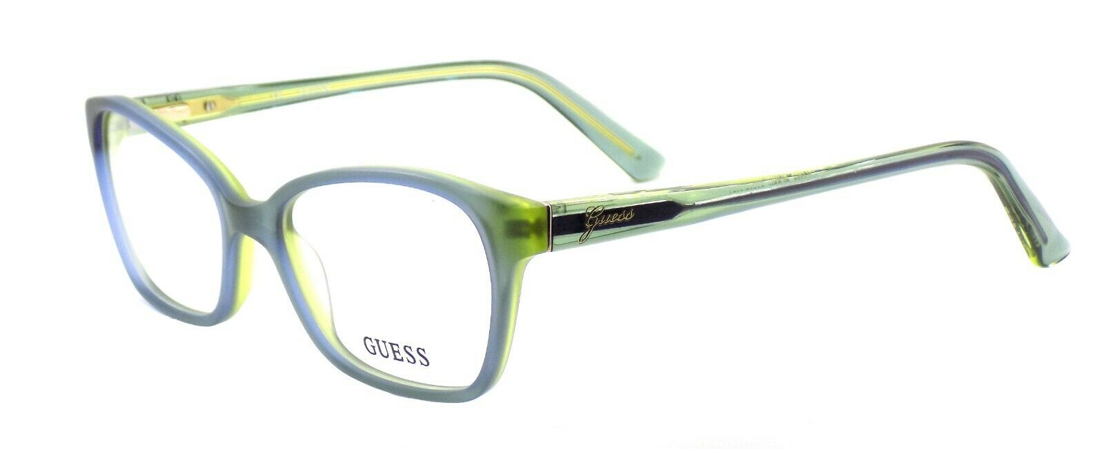 1-GUESS GU2466 BLGRN Women's Eyeglasses Frames 52-17-135 Blue / Green + CASE-715583285583-IKSpecs